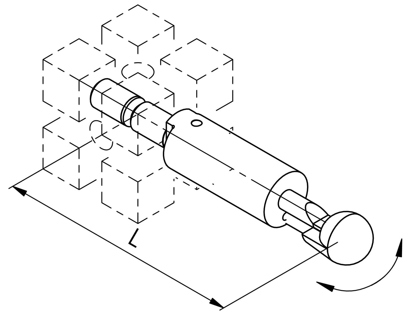 Federnde Reißnadel